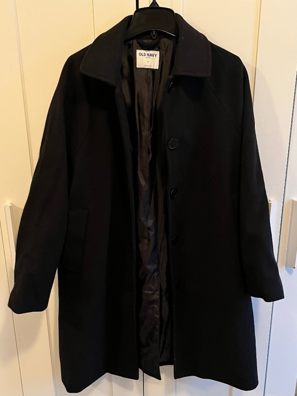 black car coat, small